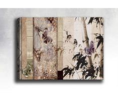 Bonamaison Peinture sur toile, multicolore, 50 x 70 cm - Conçu et fabriqué en Turquie