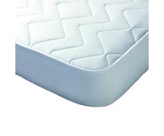 Cotopur Alissa Surmatelas matelassé imperméable, PVC-poliéster, Blanc, 200 x 150 x 30 cm