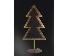 WOFI 3548.01.15.9410 Lampadaire, MÃ©tal, 27 W, Mealla, Goldfarbig