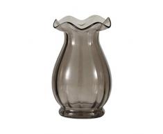 Aufora H0416Â a Brighton Table Tulipe en verre Vase, Marron