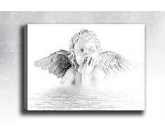 Bonamaison Peinture sur toile, multicolore, 50 x 70 cm - ConÃ§u et fabriquÃ© en Turquie