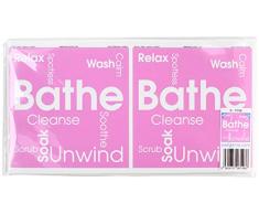 Wall Genie Lot de 30 Autocollants en Vinyle pour carrelage Rose 150 x 150 mm