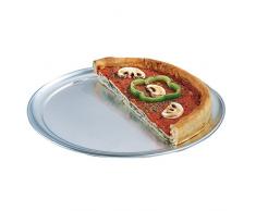 Garcia de Pou Plat Ã Pizza Assiettes, 28Â cm de diamÃ¨tre, Aluminium, Argent, 28Â x 30Â x 30Â cm