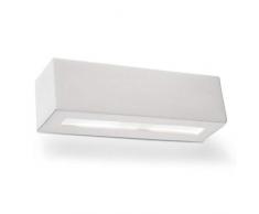 NOUVEAUTÃ ! Applique blanche pour salon en cÃ©ramique (Ã peindre) : SOLLUX VEGA SL.0006 lampe murale classique traditionnelle 1 point LED E-27 *** LUMINAIRES : Meilleurs prix sur Amazon !