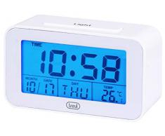 Trevi Horloge réveil Unique Blanc