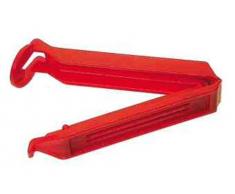 Fackelmann 59901Â Fermeture de Trombones, Plastique, Multicolore, 55Â x 55Â x 25Â cm, 5Â unitÃ©s