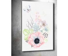 Bonamaison Peinture sur toile, multicolore, 30 x 40 cm - Conçu et fabriqué en Turquie