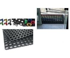 Miltex Paillasson en Caoutchouc, (L) 800 x 1200 mm, Noir