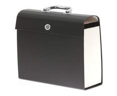 Trieur Curve avec 12 Compartiments, Noir