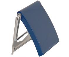 MSV 140400 Porte Papier Toilette en Acier Inoxydable/MDF en Bleu, 30x20x110 cm
