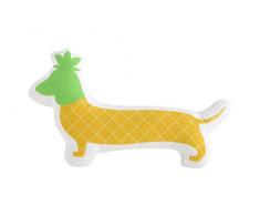 Pooch Love Fruit Coussin de Chaise, Coton, Multicolore, 40Â x 10Â x 32Â cm