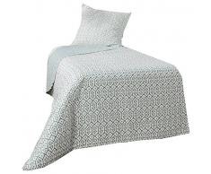 Linder Plaid Doux, Polyester, Vert, 180x240 cm