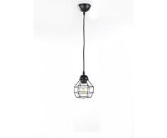 onli Spider Lampe Ã suspension style industriel Ã 15 x h 110cm Noir