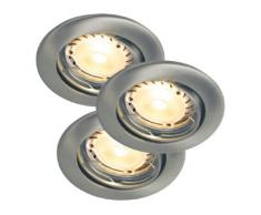 Nordlux Spot rotatif Triton Hi-Power LED Acier BrossÃ© 54390132