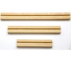Baguettes en Bois, 3pcs 10/15/20 x 2cm