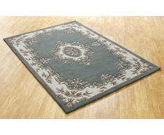 Rugs Direct 17574 Tapis, 100% Laine, Vert, 80cm x 150cm