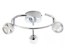 Ledar Spot à LED 3000 K 3 Prises Chromé