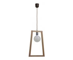 GALLIS 0991044931 Wood Frame Big Suspension Bois 60 W Marron 45cm