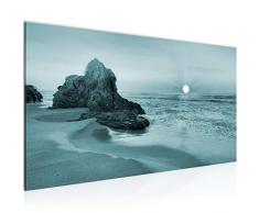 Tableau decoration murale Plage de Sunrise - XXL Impression sur Toile Salon Appartment 1 Parties - prÃªt Ã accrocher - 609512c