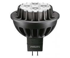 Philips Master LED Ã intensitÃ© variable neutre Blanc 24 degrÃ©s Angle dÃ©clairage halogÃ¨ne de rechange MR16 Spot, SynthÃ©tique, Noir, 1, GU5.3