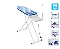 Leifheit AirActive M Table à Repasser, Acier thermolaqué/EPP/PVC, Blanc, Taille Unique