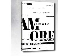 Bonamaison Peinture sur toile, multicolore, 50 x 70 cm - ConÃ§u et fabriquÃ© en Turquie