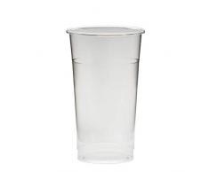 H&H 3720300Â Emballage gobelets polypropylÃ¨ne, 500Â CC, Transparentes, 40Â UnitÃ©s