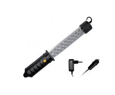 panlux ALD de 2609, Imola Duo LED 230Â V PROJECTEUR DE TRAVAIL, plastique, 2,5Â watts, Noir, 21,5Â x 6Â x 6Â cm