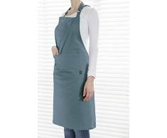 Une domo Pv-tex-2089Â Point-Virgule Tablier Bleu vert 85Â x 90Â cm, coton, Multicolore