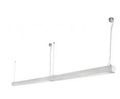 Ore 040403803 projecteur Barcelona-Pendentif (Ampoule fournie) LED 18W InjectÃ© gris Aluminium