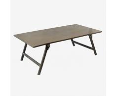 Better & Best Plateau en fer avec pieds pour servir dans le lit, style industriel, dimensions 60 x 30 x 20,5 cm, métal