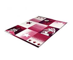 Sanat Hali - 2101 Rose - Tapis enfant BAMBINO Rose - 80x150 cm - 04647