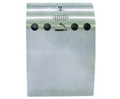 Europalms 61669 Cendrier Wave, Acier Inoxydable, Argent