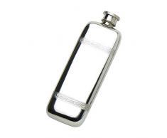 Edwin Flasque & Co Uni de Coffre Design avec Traditionnel Celtique de Fils et Doux en Forme de Coin Spirit Flasque en Ã©tain, 85Â Gram