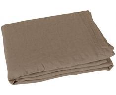 VENT DU SUD Drap Plat, Tissu, Havane, 300x270 cm