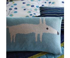 Scion Mr Fox Coussin, Lagon, Bleu Lagon, 30 x 50 x 15 cm