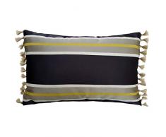 Ragged Rose Sienna Coussin Ã Rayures en Polyester Marron 30 x 50 cm