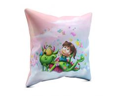 Picanova Coussin dÃ©coratif, Satin, Multicolore, 40 x 40 cm