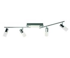 Wofi 767704540000 Bas Spot Nickel Mat Chrome 4 x LED 5 W 20 cm