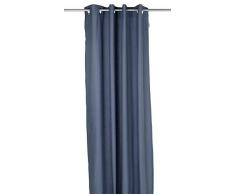 Tom Tailor 575524 T-Dove Rideau avec Oeillets Coton Bleu 140 x 245 cm