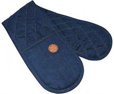 Hairy Bikers Gants de Cuisine Bleu 18 x 90 cm