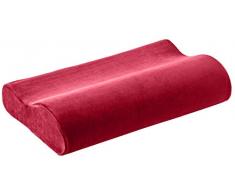 Oreillers et matelas de santé Elsa - Housse de rechange 50/9 cm bordeaux