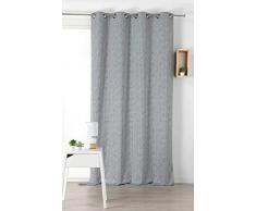 Linder Rideau occultant, 69Pourcentpolyester 29Pourcentcoton 2Pourcentautres Fibres, Noir, 145x240