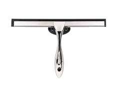 RIDDER 13211100 Raclette de Douche, Acier Inoxydable, Chrom, env. 17,9 x 26 x 2,5 cm