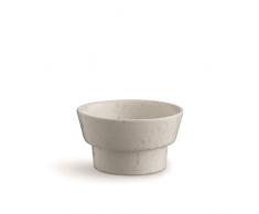 Kähler Ombria Bougeoir Céramique Blanc 5 x 9 cm