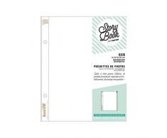 KesiArt Pochettes transparentes avec fermeture zip-15 x 20 cm, Plastique, Unique, Set de 10 Pièces
