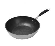 MasterPro Wok 28 x 8 cm aluminium forgÃ©, convient pour induction, collection Gravity