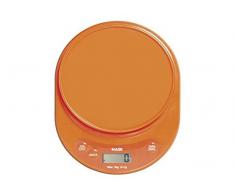 Habi Balance Cuisine Digitale, Rond, Orange, 3 Kg