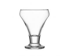 Ravenhead Divertir Lot de 2Â hautement 22Â cl Hauteur Coupe Ã Dessert Verres, Transparent