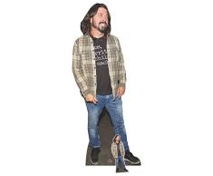 Star découpes Dave Grohl Chemise à Carreaux Carton découpé avec Mini Dessus de Table, Multicolore